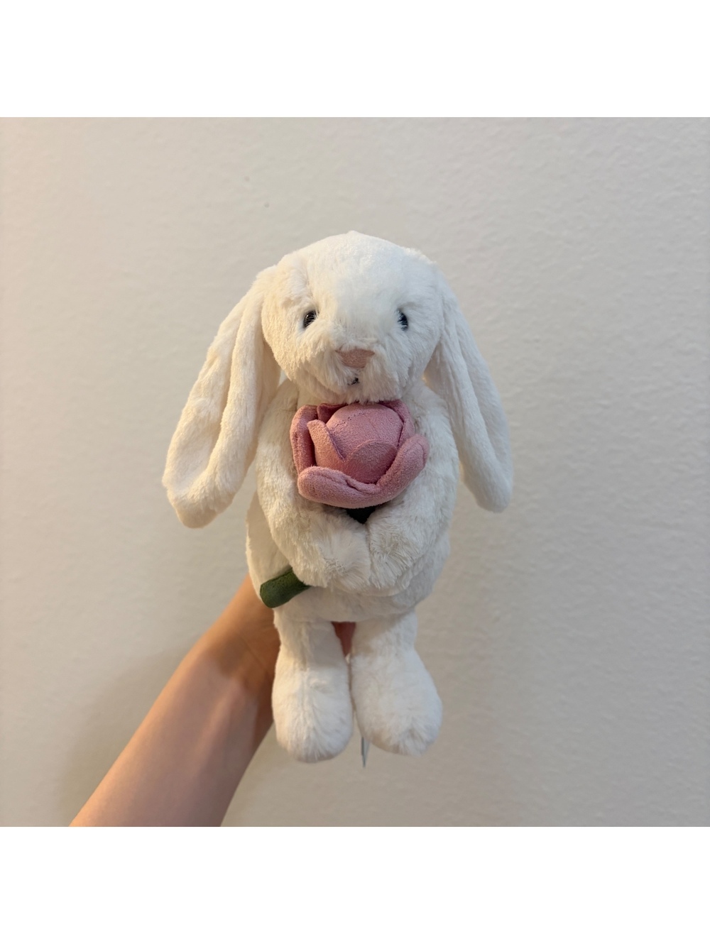 Jellycat bashful bunny with peony - BNWT